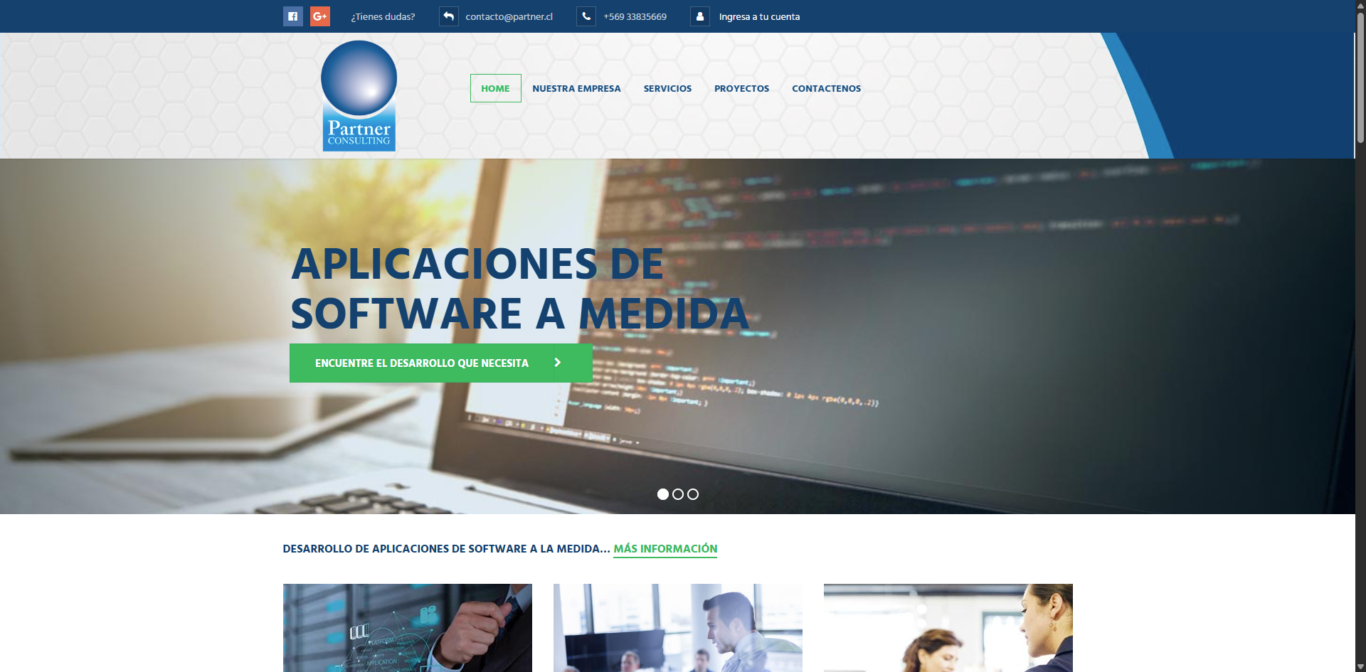 Captura de Partner